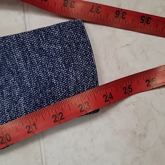 Gymshark High Waisted Flex Women's Leggings, Navy/Purple Marl, Size Medium - Picture 8 of 8